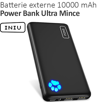 Iniu Batterie Externe Ultra Mince
